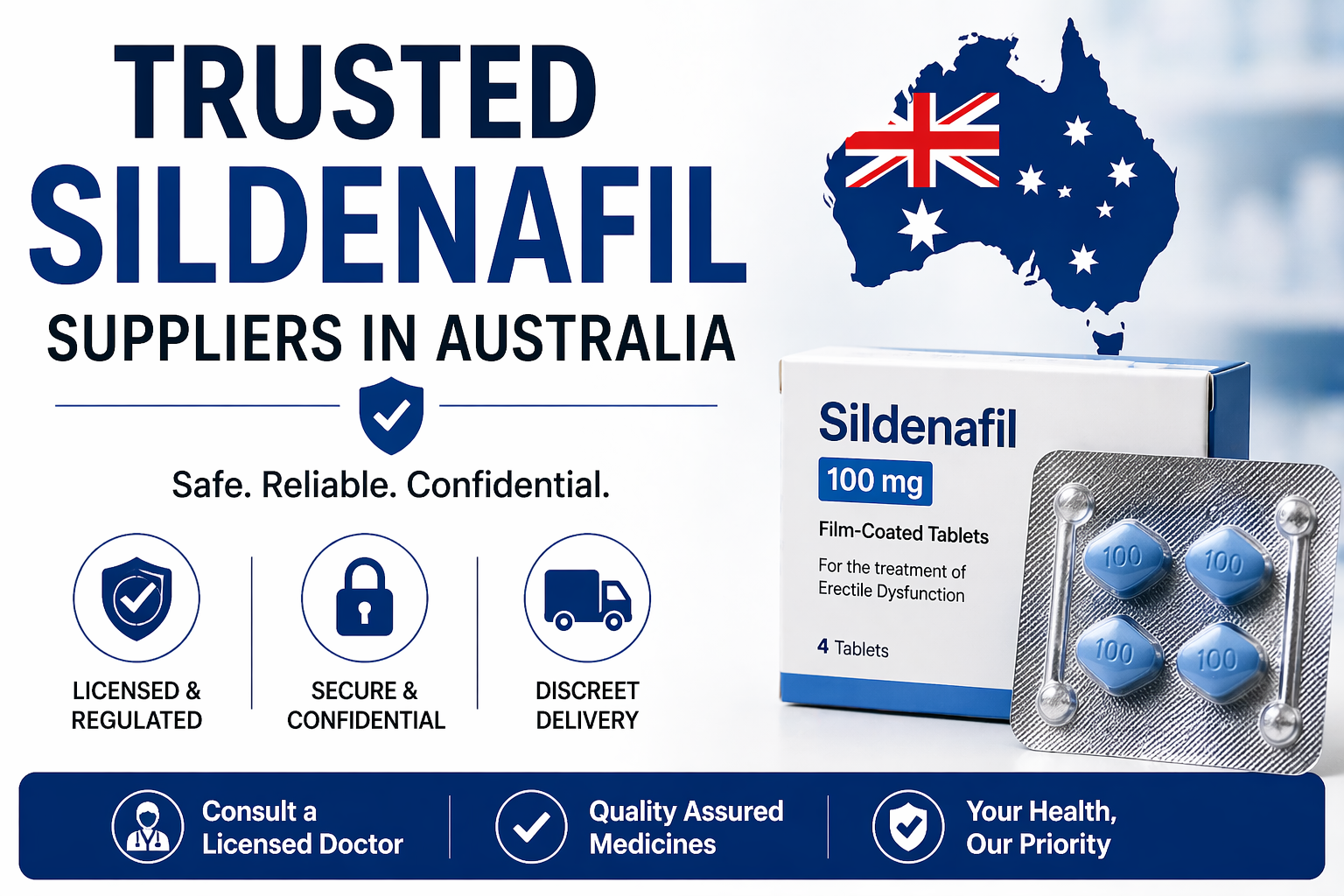 Trusted Sildenafil Suppliers in Australia