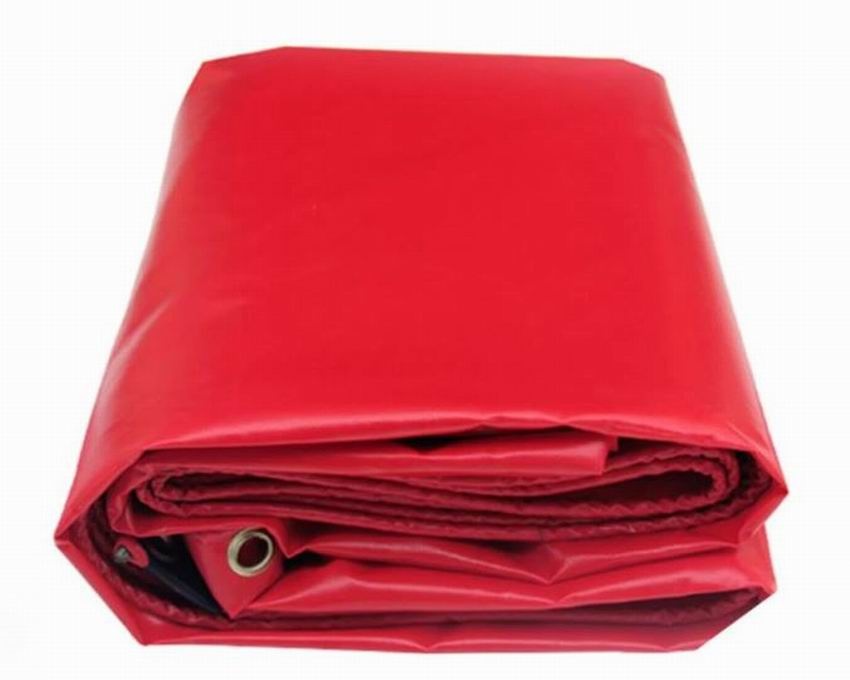 Waterproof Red Tarpaulin