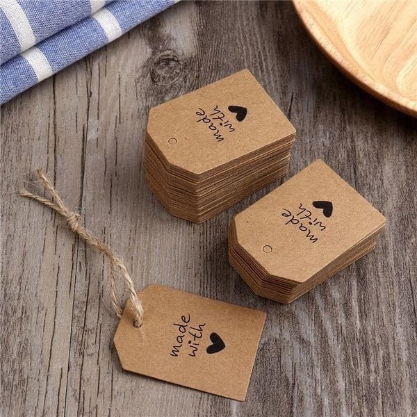 square card hang tags